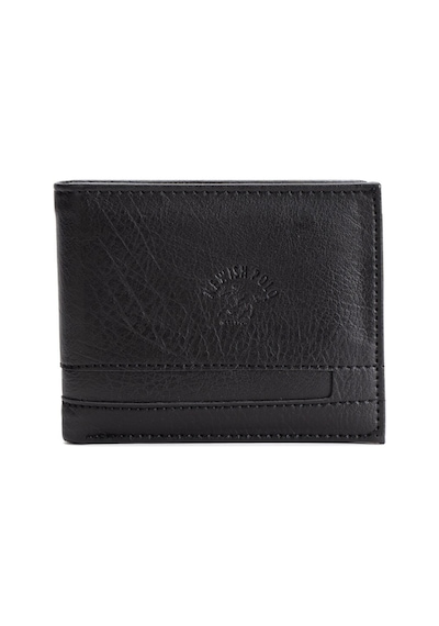 Newish Polo Erkek El Çapraz Omuz Çantası Ve Cüzdan Kartlık - New053 Siyah - Gri