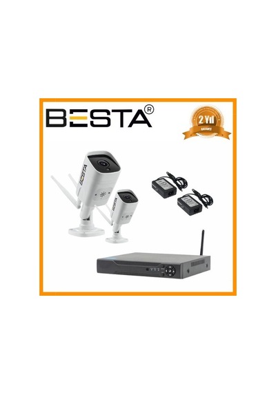 2 Dış Mekan Kablosuz Kamera Seti Kd- 2260
