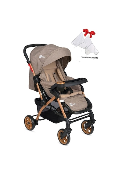 Lia Bebek 4 Baby Çift Yönlü Bebek Arabası Yağmurluk+Ayak Örtüsü+ 2 Yıl Garanti Ilk Adım Bebe
