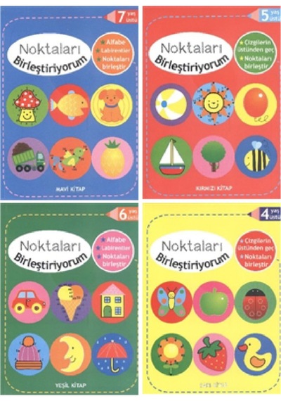 Noktaları Birleştiriyorum 4 Kitap - Parıltı Çocuk Setleri