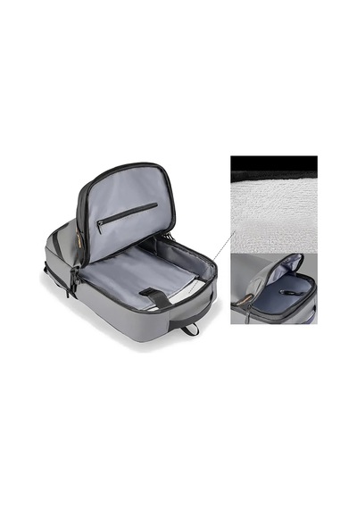 Mark Ryden Mr2493 07 Vexor 17.3 İnci Gri Laptop Çantası Gri