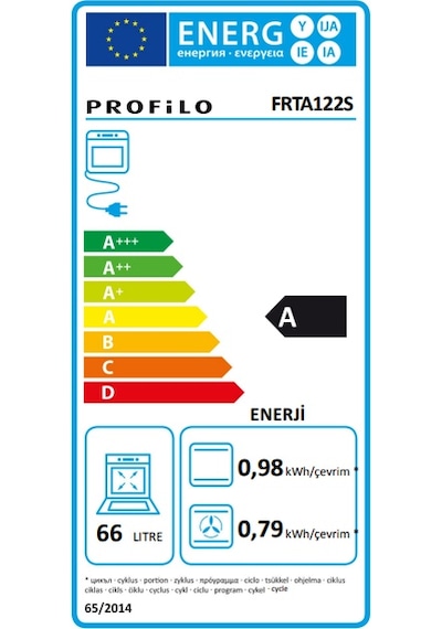 Profilo FRTA122S 66 LT Ankastre Fırın