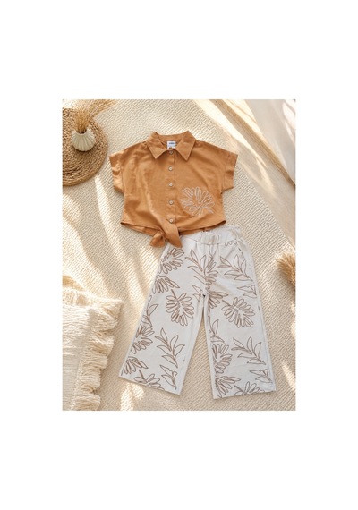 Uğur Bebe Kız Çocuk Camel Renk %95 Pamuk Bağlamalı Dokuma Gömlek Ekru Renk Geniş Paça Dokuma Pantolon Özel Gün Bayramlık Takım Camel Camel Uğur Bebe Kız Çocuk Camel Renk %95 Pamuk Bağlamalı Dokuma Gömlek Ekru Renk Geniş Paça Dokuma Pantolon Özel Gün Bayramlık Takım Camel Camel