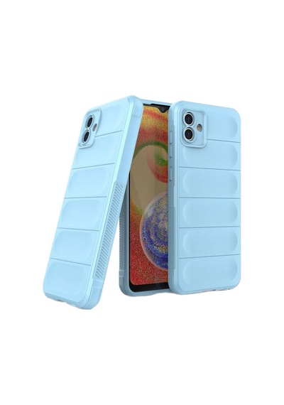 Samsung Galaxy A05 Kılıf Optimum Silikon - Sky Blue Çok Renkli