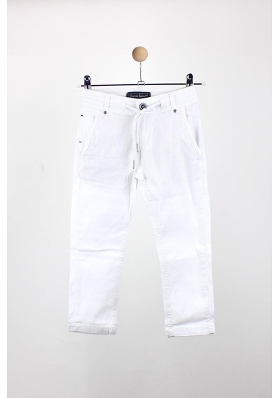 Doctor Junior Erkek Çocuk Regular Fit Jogger Pantolon Beyaz