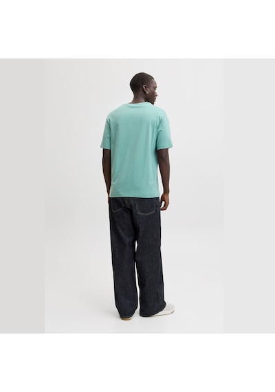 Jack & Jones Graphic Erkek Mavi Tişört 12268415-mın Mavi