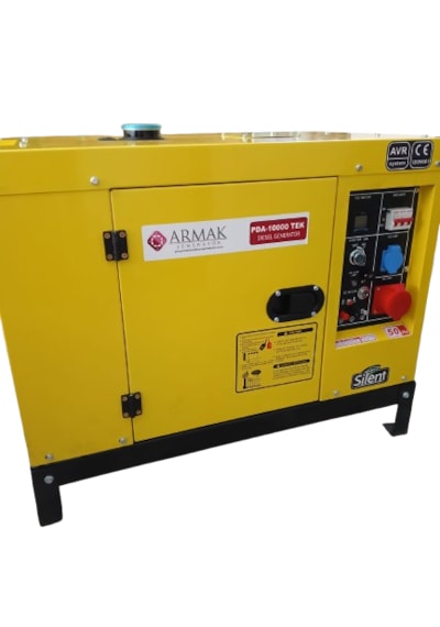Armak PDA10000TEK 9.4 KVA Dizel Trifaze Kabinli Portatif Jeneratör