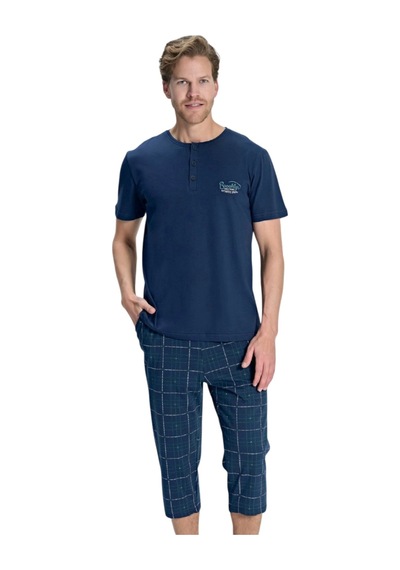 Over Sleep By Poleren Over Sleep 2381 Erkek Yazlık Süprem Büyük Beden Kapri Pijama Takım L-xl-xxl-3xl Lacivert Over Sleep By Poleren Over Sleep 2381 Erkek Yazlık Süprem Büyük Beden Kapri Pijama Takım L-xl-xxl-3xl Lacivert