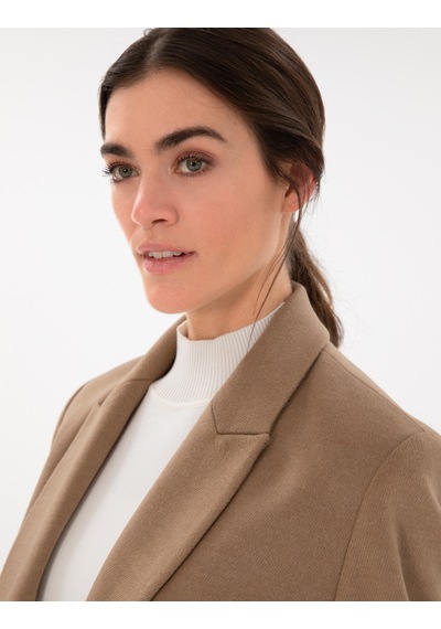 Pierre Cardin Kadın Camel Ceket 50290362-vr015 CAMEL