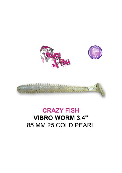 Crazy Fısh Vıbro Worm 85 Mm Aromalı Silikon Yem
