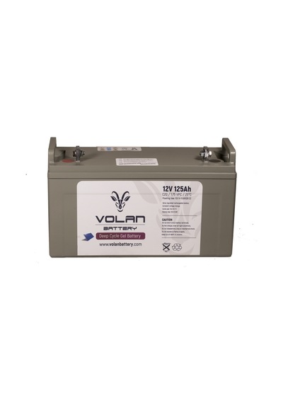 12 Volt 125 Amper Jel Akü Deepcycle Derindöngü