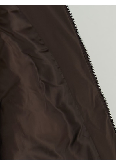 Lcw Vision Kahverengi Kapüşonlu Oversize Kadın Şişme Mont