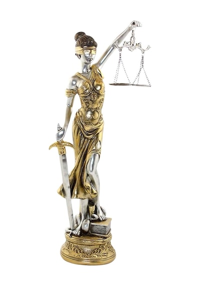 Themis Adalet Terazisi Heykeli Büyük 55cm