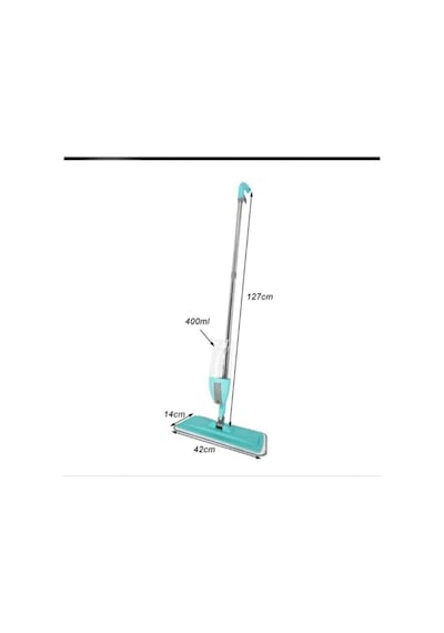 Hansel Spin Mop Sprey Mop Deterjan Hazneli 4 Adet Yedek Mop Spreyli Temizlik Paspası
