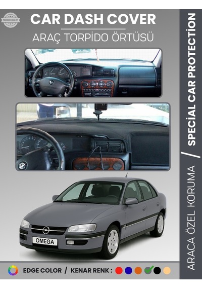 Opel Omega 1993-2003 Torpido Örtüsü Ön Göğüs Torpido Koruma Birebir Uyum Kaymaz Özel Kesim - 291 Stiloto