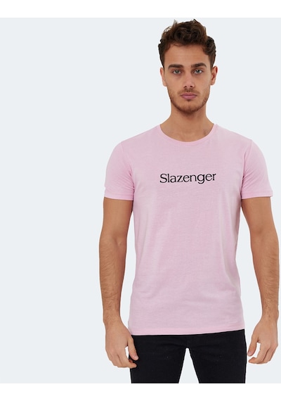 Slazenger SABE I Erkek  Açık Pembe Tişört