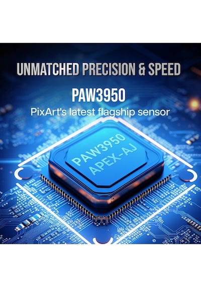 Aj159 Apex 8k Oyun Mouse, 3 Modlu Tft Ekranlı Manyetik Şarj İstasyonu,paw3950 Sensör, 56 Gram Diğer
