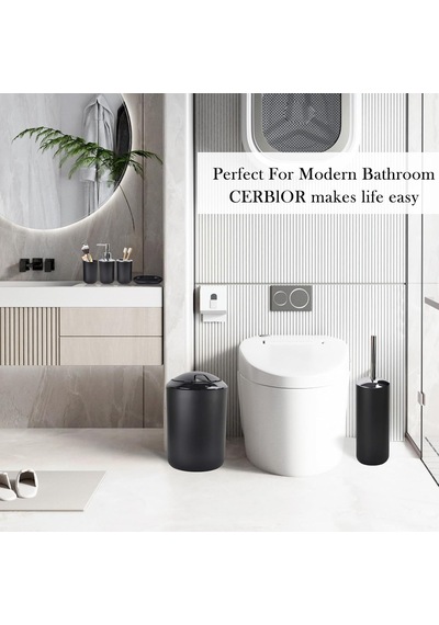 Tr Banyo Aksesuar Seti 6 Parça Banyo Takımı Sabunluk, Diş Fırçası Tutucu, Diş Fırçası Bardağı, Dekoratif Te Diğer