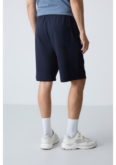 Air Jones Tommy Life Lacivert Pamuklu Kalın Yumuşak Dokulu Standart Fit Basic Erkek Şort - 81275 Lacivert Air Jones Tommy Life Lacivert Pamuklu Kalın Yumuşak Dokulu Standart Fit Basic Erkek Şort - 81275 Lacivert