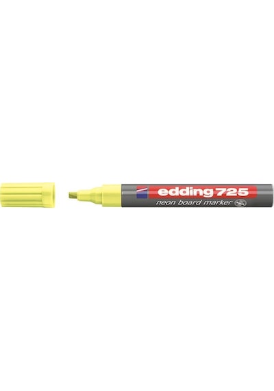 Edding 725 Sarı Neon Tahta Kalemi Kesik Uç
