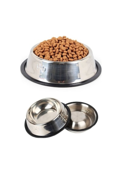 Paslanmaz Çelik Metal Mama Kabı 15 Cm. 0.05 M