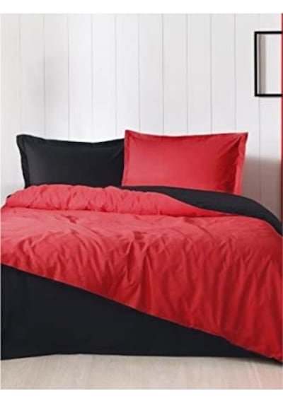 Özdilek Colormix Kırmızı Siyah Tek Kişilik Nevresim Takım Diğer