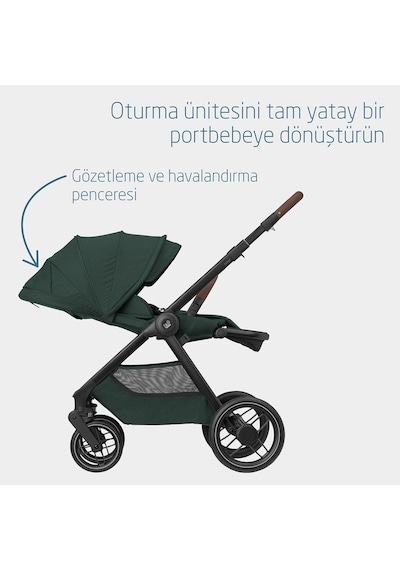 Maxi-Cosi Oxford Çift Yönlü Seyahat Sistem Olabilen Bebek Arabası - Twillic Green