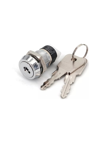 Mr-195c 19mm Anahtarlı Swıtch Metal Anahtar 0-1 19mm