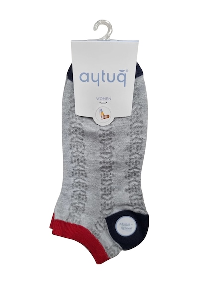 Angbutik Aytuğ 33278 Kadın Modal Patik Çorap Çok Renkli