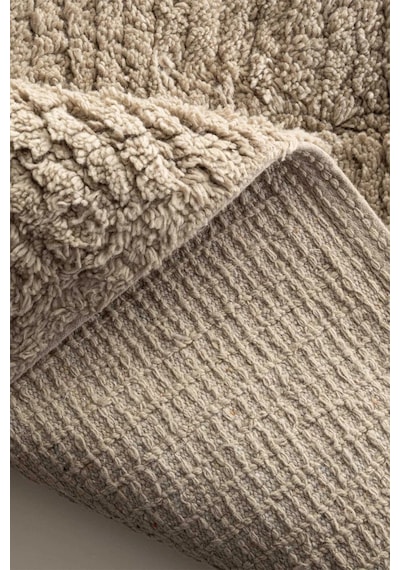Ecocotton Rita Bej 2'li %100 Karde Pamuk Banyo Paspas Seti Bej