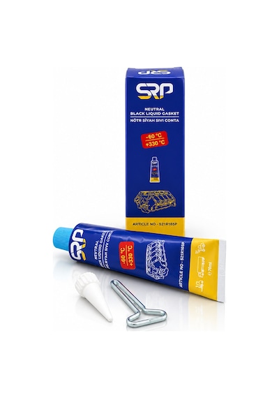 Srp Universal 330C° Sıvı Conta Siyah 70 ML
