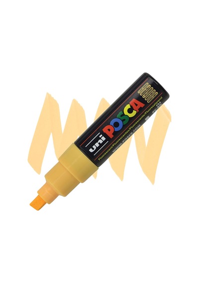 Uni Posca Marker Pc-8K 8.0 Mm Fluo Light Orange