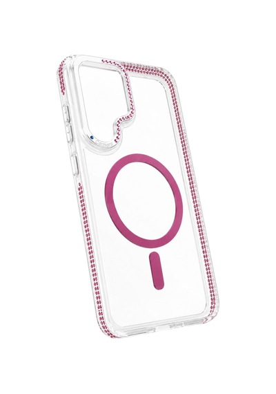 Nettech Samsung Galaxy S25 Ultra Uyumlu Taşlı Seri Arka Koruma Kılıf - Gold
