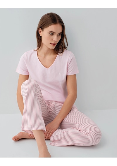 Pierre Cardin 9202-s Kısa Kol Pijama Takımı Somon