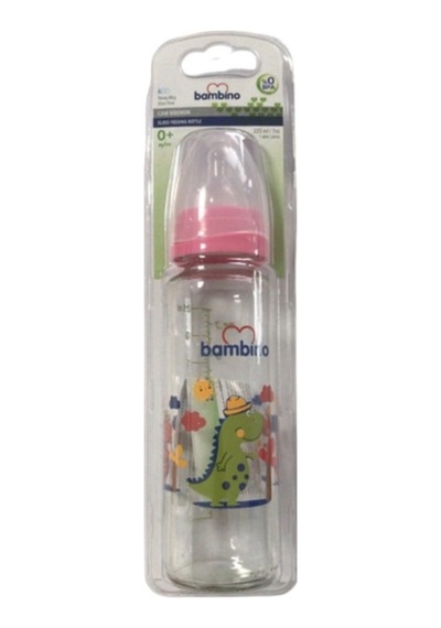 Bambino B014 Cam Biberon 225 ML Pembe