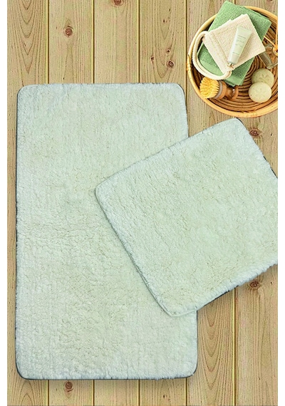 Cotton Basic Ekru 2 Li Set Banyo Halısı