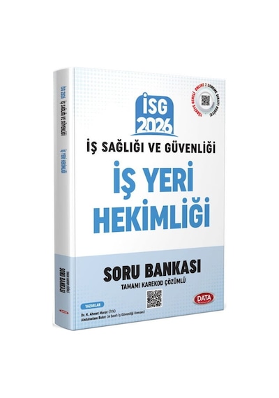 Data Yayınları 2026 İsg İş Sağlığı Güvenliği İş Yeri Hekimliği Tamamı Karekod Çözümlü Soru Bankası