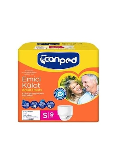 Canped Emici Külot Hasta Bezi S 9&apos Lu