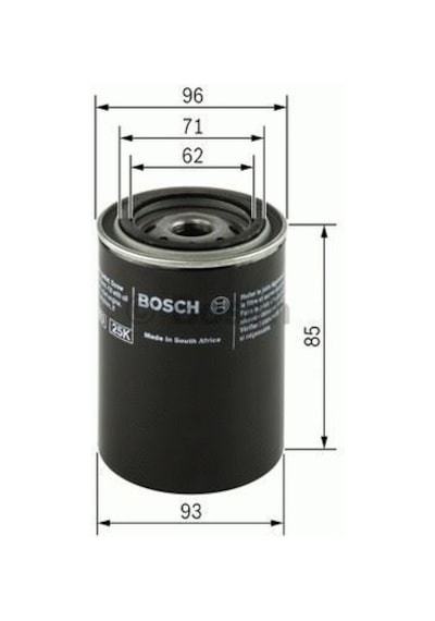 BOSCH 451103219 YAĞ FİLTRESİ C70 260 740 760 850 940 960