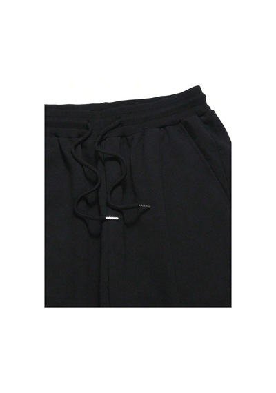 Guys Star & Slogan Graphic Drawstring Waist Eşofman Altı Siyah