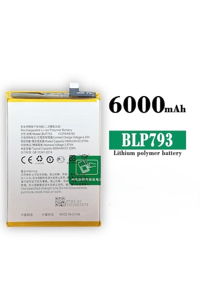 Oppo Realme C25s Batarya Blp793