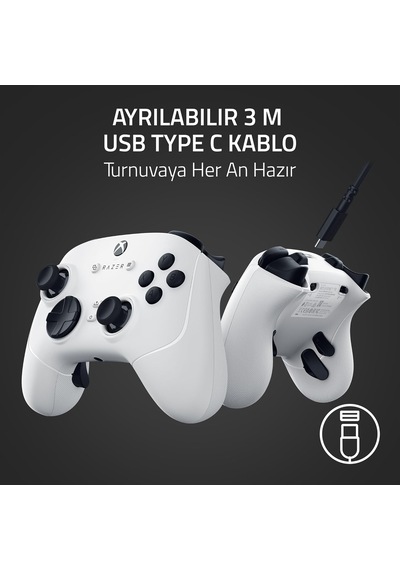 Razer Wolverine V3 Tournament Edition - Xbox X S Ve Pc Için Kablo