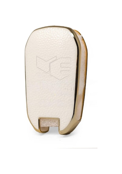 Lüx Peugeot 208 308 508 2008 3008 5008 Rifter Anahtar Kılıfı Beyaz Gold Altın Renk
