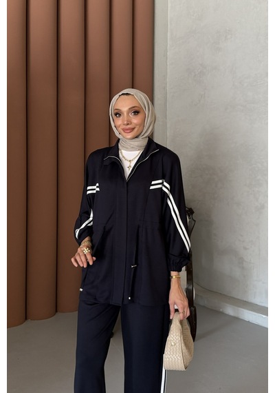 Riella Butik Ndidi Tesettür Takım Siyah