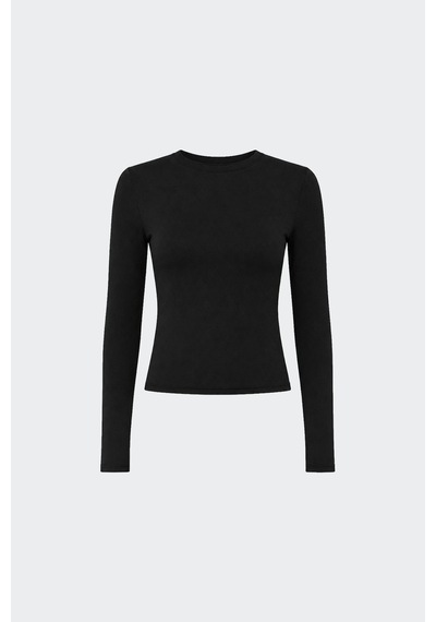 Suud Collection Siyah Kate Slim Tişört