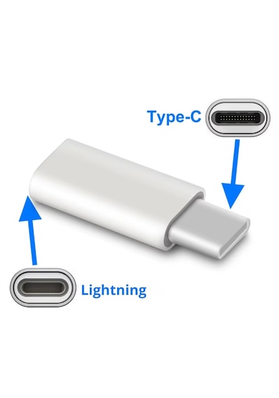 Alfais 6004 Type-c To Lightning Şarj Data Çevirici Dönüştürücü Adaptör