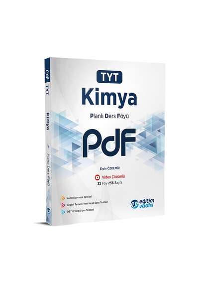 Eğitim Vadisi Tyt Kimya Pdf Planlı Ders Föyü 2023