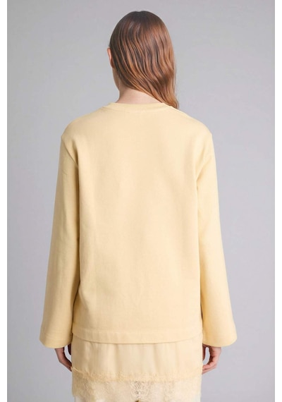 Defacto Regular Fıt Bisiklet Yaka Sweatshirt Tunik G9248ax26spyl252 Sarı-yl252
