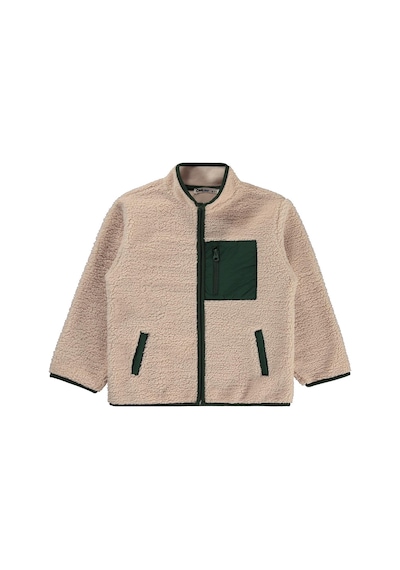 Civil Boys Mikro Cepli 10-13 Yaş Hırka - Bej Taş Rengi