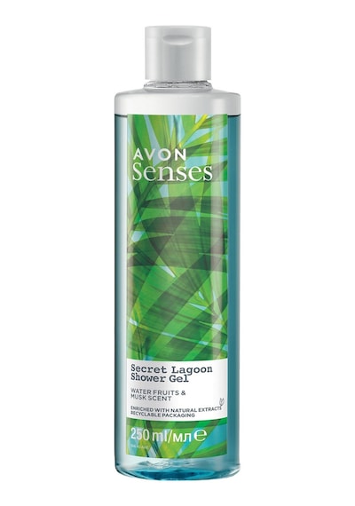 Avon Senses Secret Lagoon Su Meymeleri ve Misk Kokulu Duş Jeli 250 ML